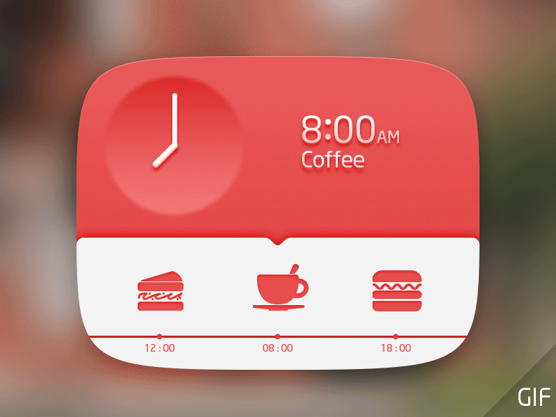 Dinner Timer animation