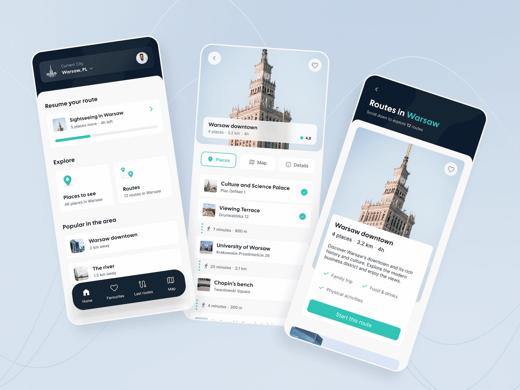 City tours mobile app idea