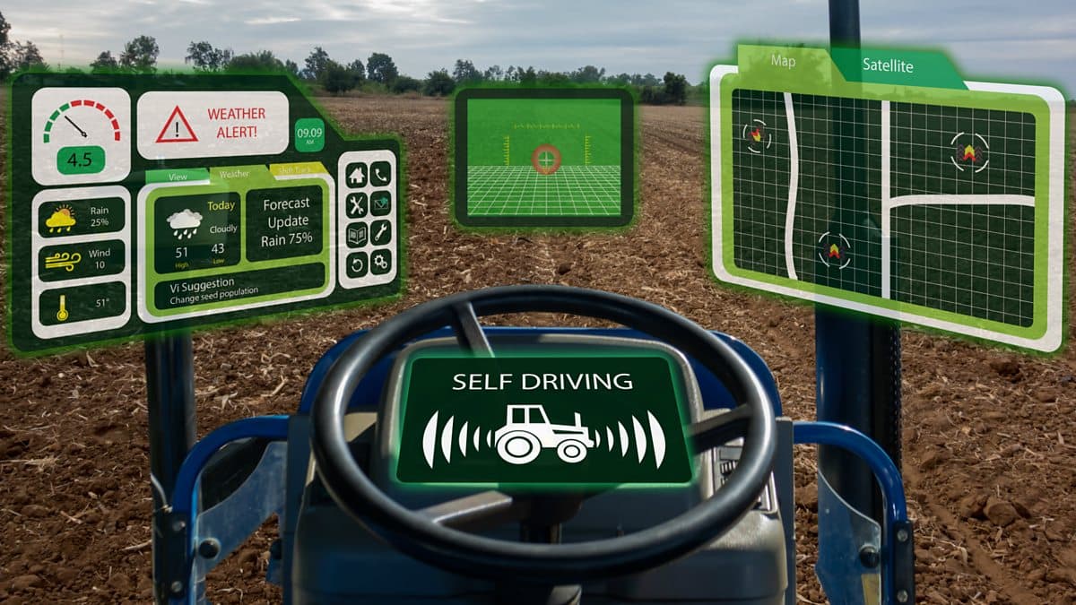 Self-driving tractor