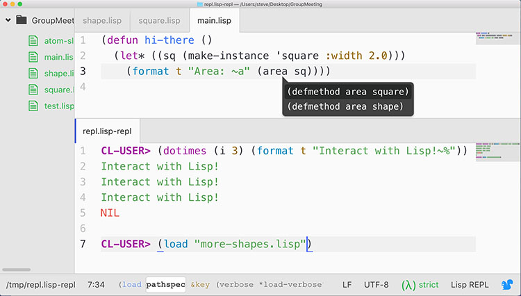 LISP programming language example