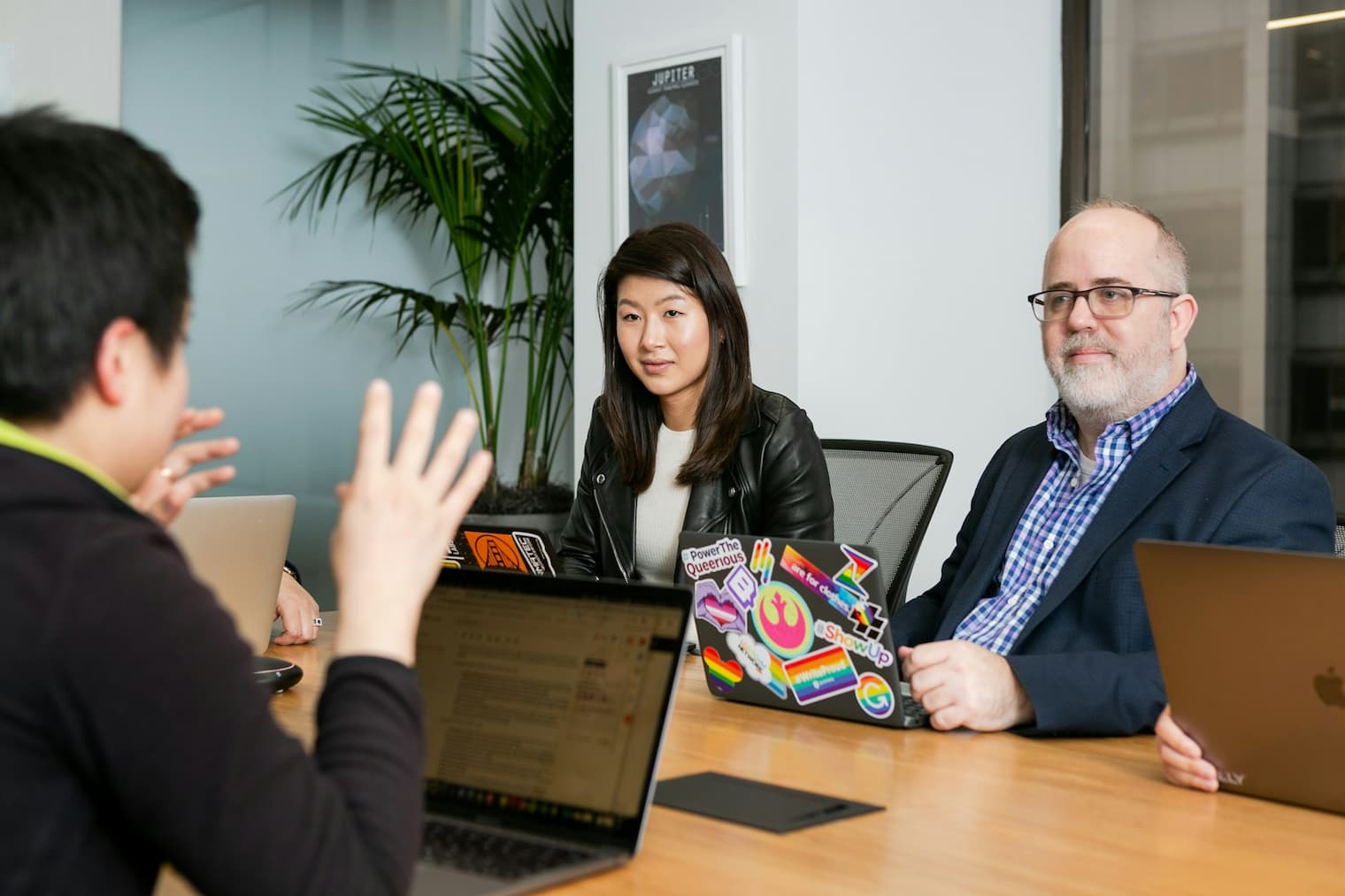 Long-term software development project - board meeting