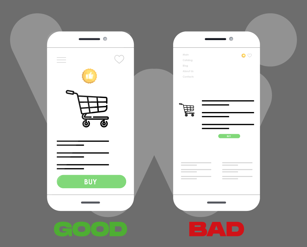 Mobile-friendly website design in ecommerce