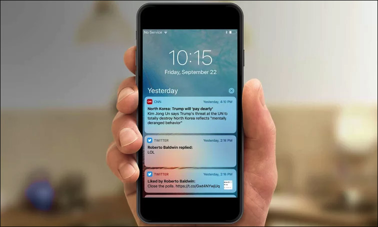 Push-notifications on iphone