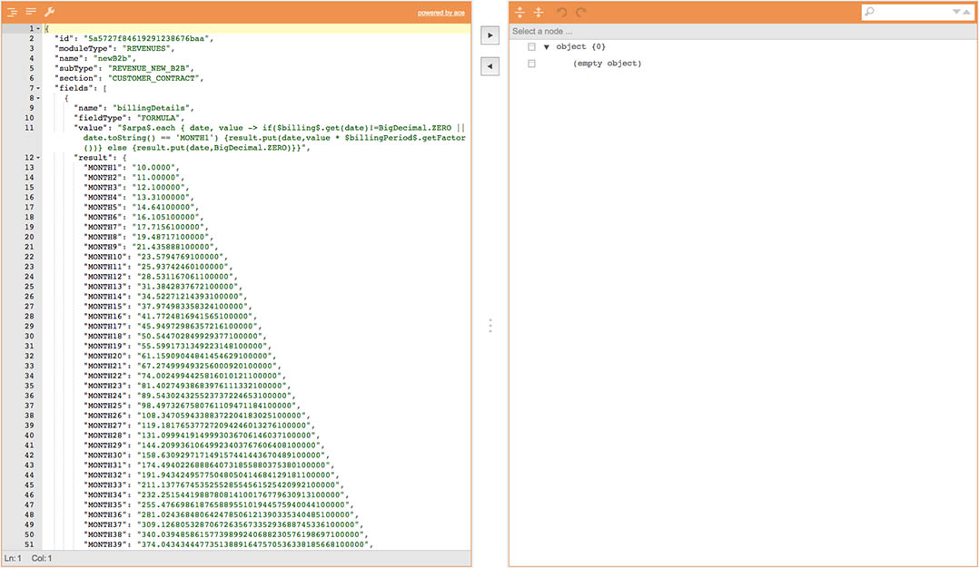 Resolved model example