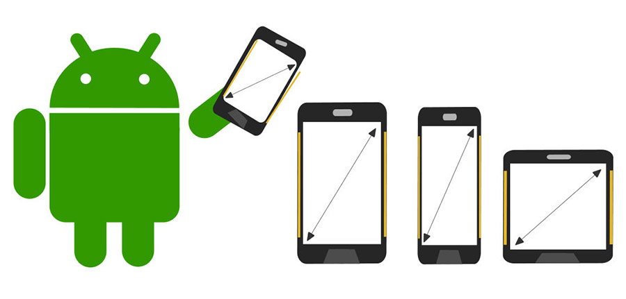 Android smartphone screen sizes