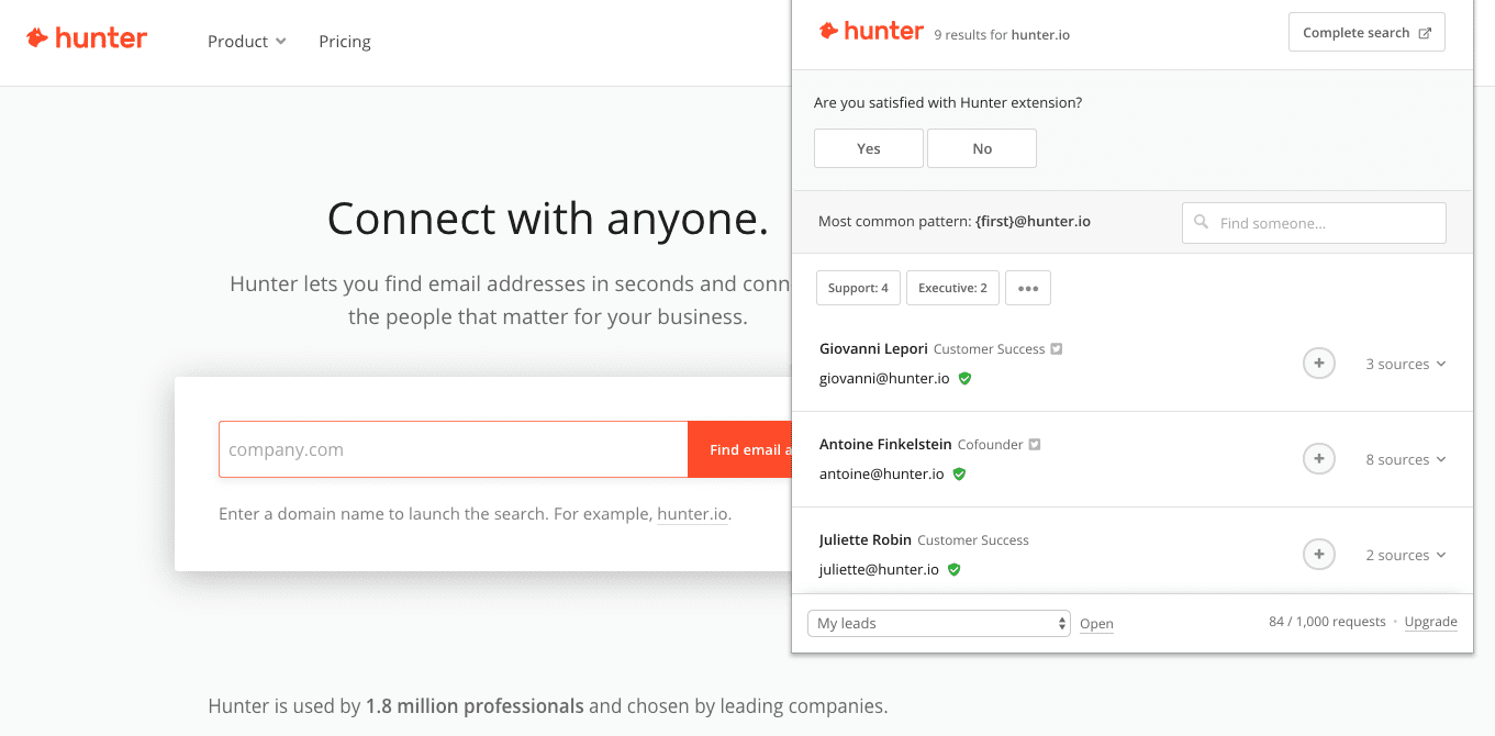 Hunter.io