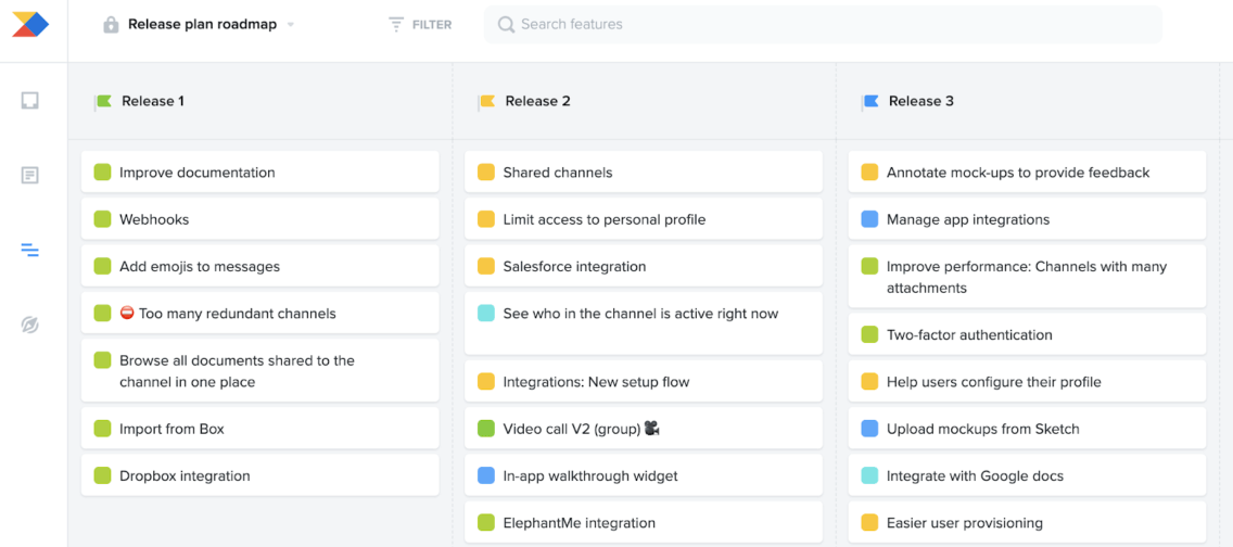 Release Plan Roadmap Template